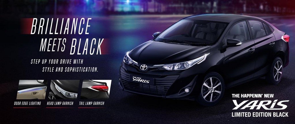 Toyota Yaris Black Edition To Launch Soon - TorqueXpert