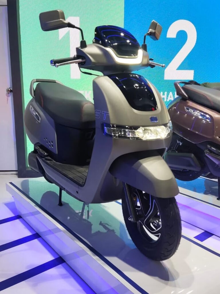 TVS iQube ST Electric Scooter Showcased At Auto Expo 2023 - TorqueXpert